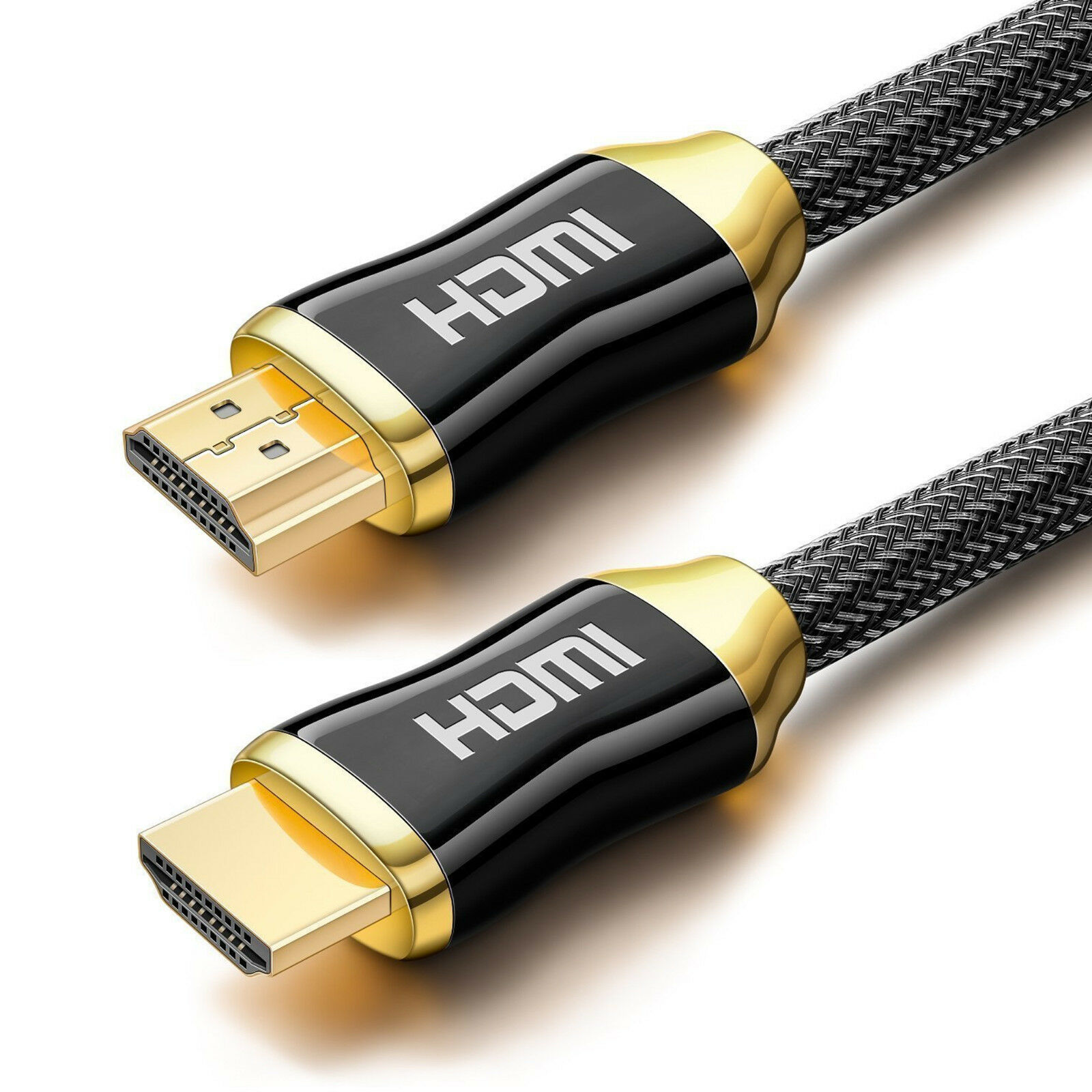 Cable HDMI 2 Metros Ultra HD 3D 4K V2.0 2160P a Enmallado Gris