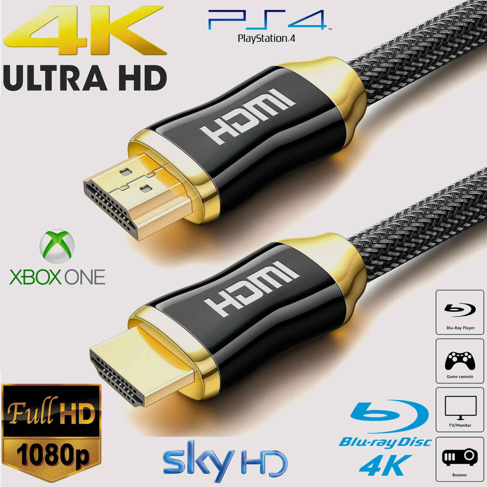 3M High Speed HDMI Cable for Laptop, HDTV, Blu-Ray, DVD, Projector